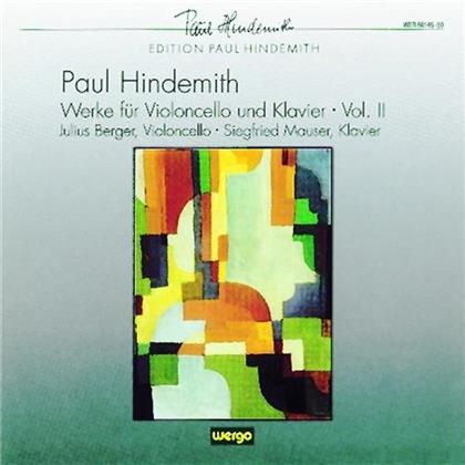 Berger Julius / Mauser Siegfried & Paul Hindemith (1895-1963) - Werke Für Cello & Klavier II