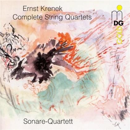 Sonare-Quartett & Ernst Krenek (1900 - 1991) - Complete String Quartets (4 CDs)