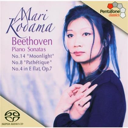 Mari Kodama & Ludwig van Beethoven (1770-1827) - Sonate Fuer Klavier Op7, Op13
