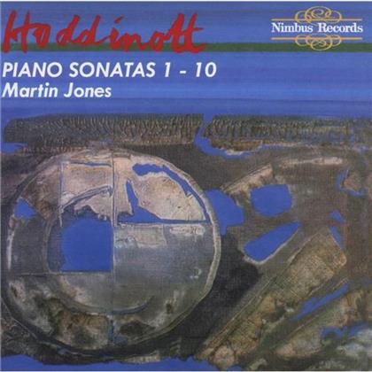 Martin Jones & Alun Hoddinott (1929 - 2008) - Sonate Fuer Klavier Nr1-Nr10 (2 CDs)