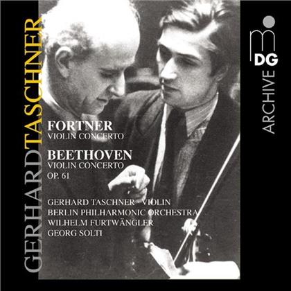 Taschner, Gerhardvioline/Furtw & Beethoven Van Ludwig/Fortner Wolfgang - Violin Concertos