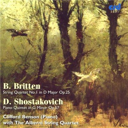 Alberni Quartet & Clifford & Britten Benjamin/Shostakovich Dimitri - String Quartet - Piano Quintet