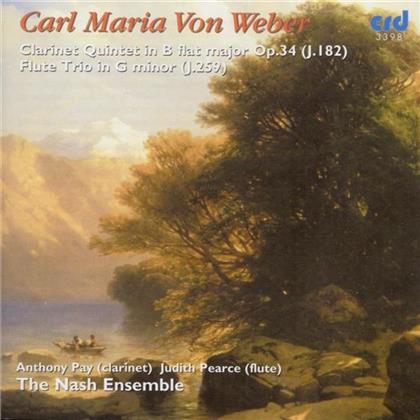 The Nash Ensemble & Carl Maria von Weber (1786-1826) - Clarinet Quintet, Flute Trio