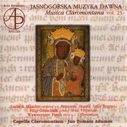 Capella Claromontana/ Lubaszka/ & Maader/ Gottschalk/ Piech - Musica Claromontana Vol. 23