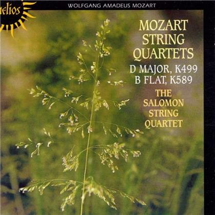 The Salomon String Quartet & Wolfgang Amadeus Mozart (1756-1791) - String Quartets K499 K589