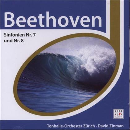 Zinman David / Tonhalle Orchester Zürich & Ludwig van Beethoven (1770-1827) - Sinfonie 7 & 8 - Esprit