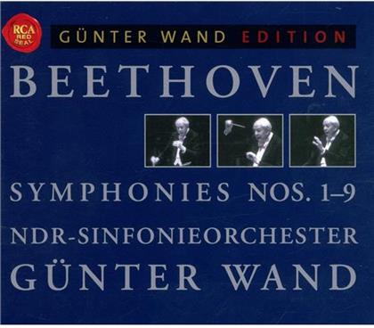 Günter Wand & Ludwig van Beethoven (1770-1827) - Sinfonien 1-9 (5 CDs)