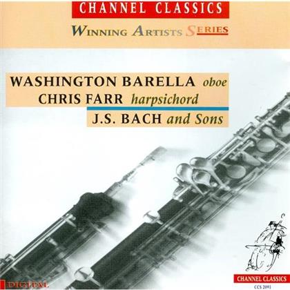 Washington Barella (Oboe), Chr & Wilhelm Friedemann Bach (1710 - 1784) - Acht Fugen Fuer Orgel Oder Cla