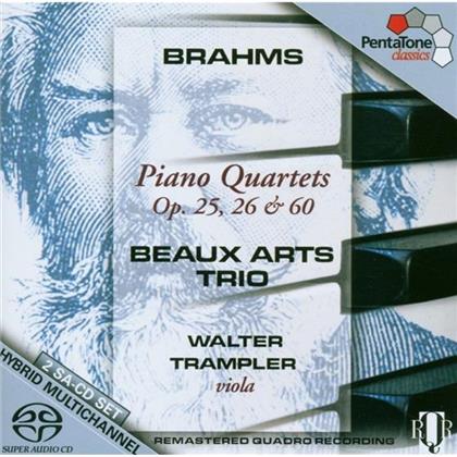 Walter Trampler (Bratsche), Be & Johannes Brahms (1833-1897) - Quartett Fuer Klavier Nr1 Op25 (2 CDs)