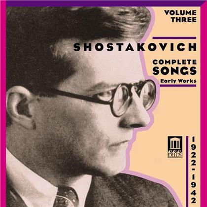 Victoria Evtodieva & Dimitri Schostakowitsch (1906-1975) - Lieder (Gesamtaufnahme Vol 3)