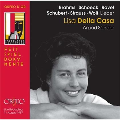 Lisa Della Casa & Schubert/Brahms/Wolf - Liederabend