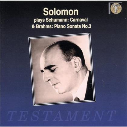 Solomon (Klavier) & Robert Schumann (1810-1856) - Carnaval Op9