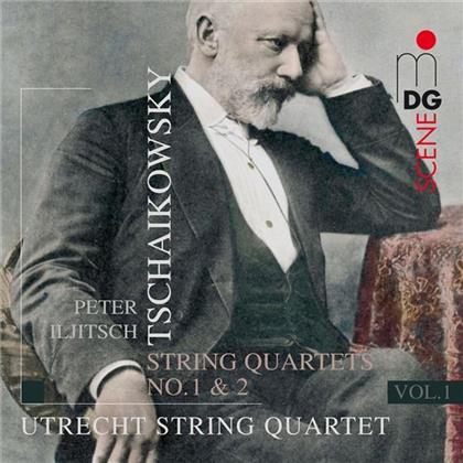 Utrecht String Quartet & Peter Iljitsch Tschaikowsky (1840-1893) - Sämtliche Streichquartette Nr. 1 & 2 (SACD)