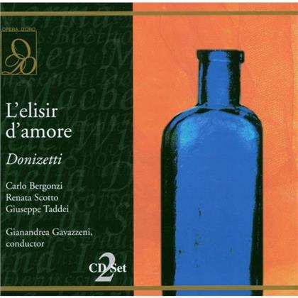 Scotto, Bergonzi, Taddei, Cava & Gaetano Donizetti (1797-1848) - Elisir D'amore, L' (2 CDs)