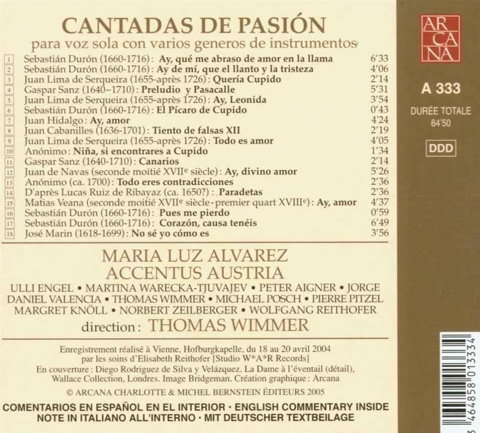 Cantadas De Pasion De Accentus Austria Cede Com cede com