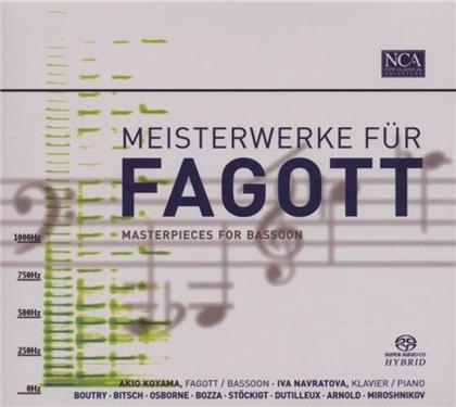 Akio Koyama (Fagott) & Bitsch / Bozza / Boutry - Meisterwerke Fuer Fagott & Klavier (SACD)