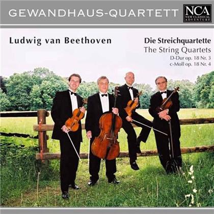 Gewandhaus Quartett & Ludwig van Beethoven (1770-1827) - Quartett Op18/3, Op18/4