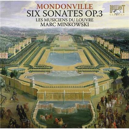 Minkowski Marc / Les Musiciens Du Louvre & Jedan-Joseph de Mondonville (1711-1772) - Six Sonates En Symphonies Op.3