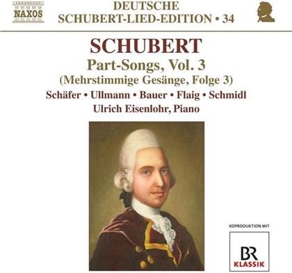 Schäfer/Ullmann/Bauer/Flaig/Schmidl & Franz Schubert (1797-1828) - Mehrst.Lieder Vol.3