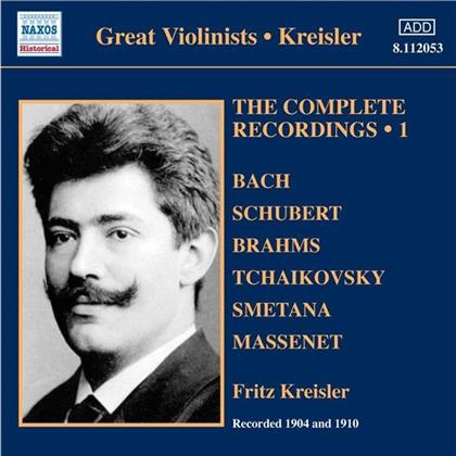 Georg Kreisler & Bach/Tschaikowsky/Schubert/Kreisler U.A. - Kreisler Solo Recordings Vol. 1