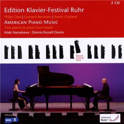 Russell Davies Dennis / Namekava Maki & Glass Philip / Bernstein Leonard - American Piano Music (2 CDs)