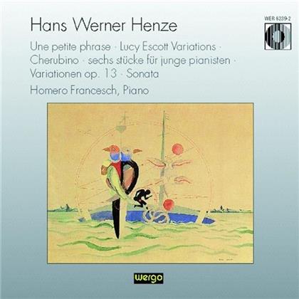 Homero Francesch & Hans Werner Henze (1926 - 2012) - Petite Phrase / Lucy Escott Variations