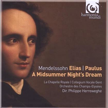 Salomaa / Isokoski / Groop & Felix Mendelssohn-Bartholdy (1809-1847) - Elias Op70, Paulus Op36, Ouvertüre (5 CDs)