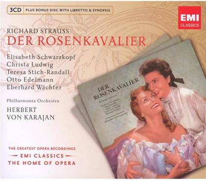 Richard Strauss (1864-1949), Herbert von Karajan, Elisabeth Schwarzkopf & Christa Ludwig - Rosenkavalier (4 CDs)