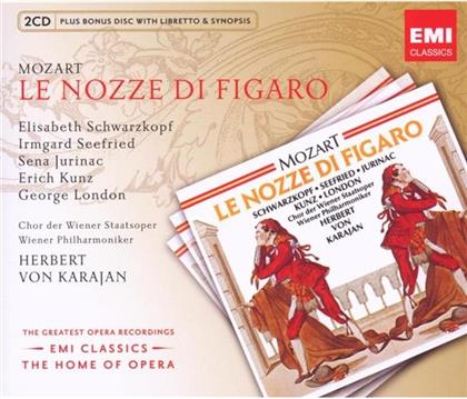 Erich Kunz, Irmgard Seefried, George London, Elisabeth Schwarzkopf, … - Nozze Di Figaro (2 CDs)