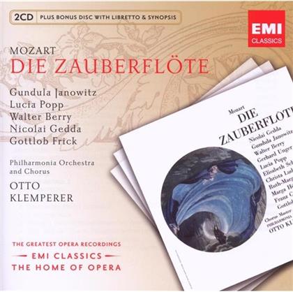 Klemperer Otto / Gedda / Janowitz & Wolfgang Amadeus Mozart (1756-1791) - Zauberfloete (3 CD)