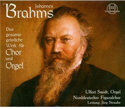Jörg Straube & Johannes Brahms (1833-1897) - Sämtl. Werke Für Chor Und Orgel (2 CDs)