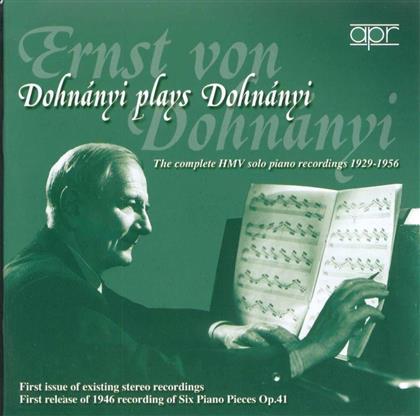 Ernst (Ernö) von Dohnanyi (1877-1960) & --- - Complete Hmv Solo Piano Recital (2 CDs)