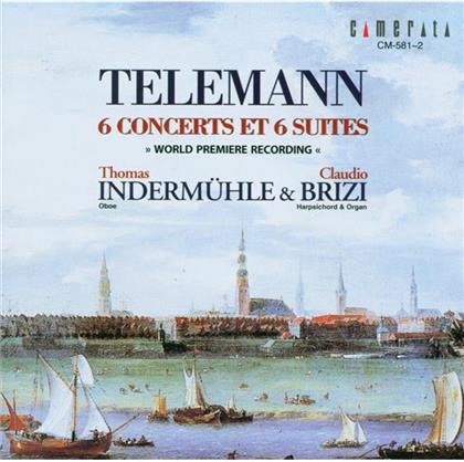Indermühle, Oboe / Brizi, Organ & Georg Philipp Telemann (1681-1767) - 6 Concerts & 6 Suites (2 CDs)