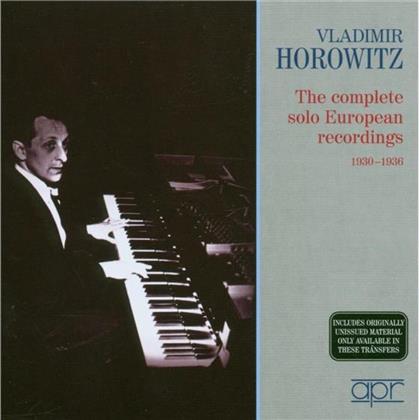 Vladimir Horowitz & --- - Compl. European Solo Rec. 1930-36 (2 CDs)