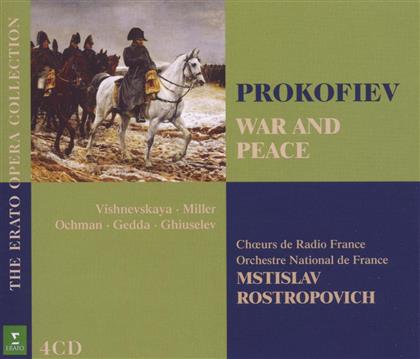Miller / Vishnevskaya / Ciesinski & Serge Prokofieff (1891-1953) - War And Peace (4 CDs)