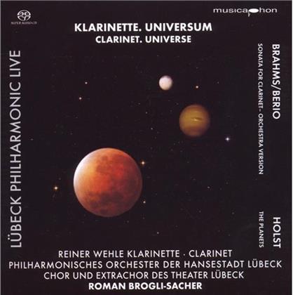 Wehle Reiner / Chor Theater Lübeck & Brahms / Berio / Holst - Klarinette / Universum/Lübeck Ph (SACD)