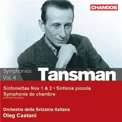 Caetani Oleg / Orchestra Rsi & Aleksander Tansman - Sinfoniettas/Sinf.Piccola