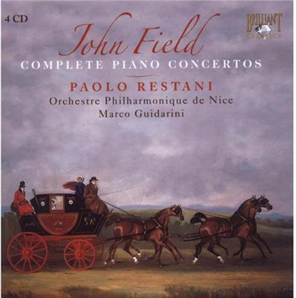 Paolo Restani & John Field - Sämtl.Klavierkonzerte (4 CDs)
