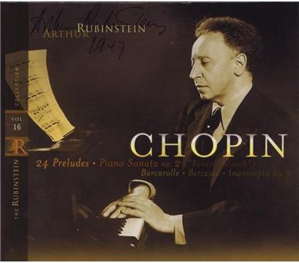 Arthur Rubinstein & Frédéric Chopin (1810-1849) - Preludes/Klavierson/Coll.16