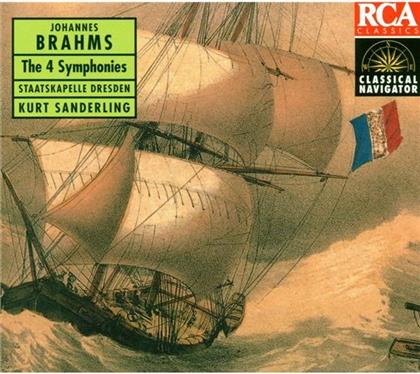 Sanderling Kurt / Sd & Johannes Brahms (1833-1897) - Sinfonien (3 CDs)