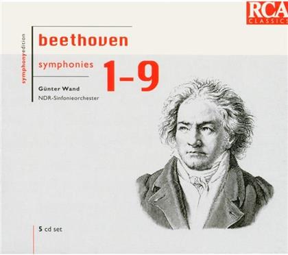 Wand Günter / Sondr & Ludwig van Beethoven (1770-1827) - Sinf.1-9 (5 CDs)