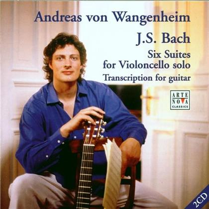 Andreas Von Wangenheim & Johann Sebastian Bach (1685-1750) - Cello Suites - Arranged For Guitar (2 CDs)