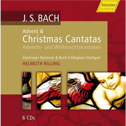 Gächinger Kantorei & Bach Kollegium & Johann Sebastian Bach (1685-1750) - Advent & Christmas Cantatas (6 CDs)