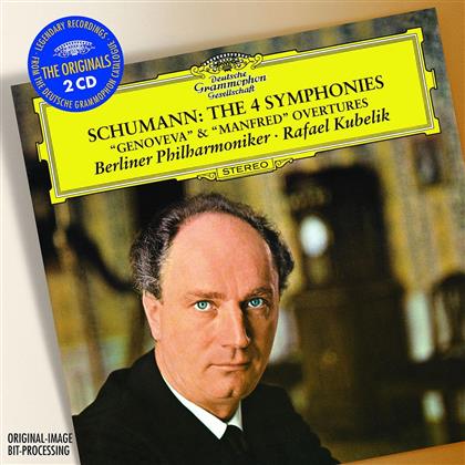 Rafael Kubelik & Robert Schumann (1810-1856) - 4 Symphonies/Overtures Opp.81 (2 CDs)
