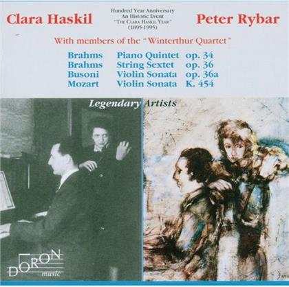 Haskil Clara/Rybar Peter & Brahms/Busoni/Mozart - Piano Quintet,String Sextet,Vi