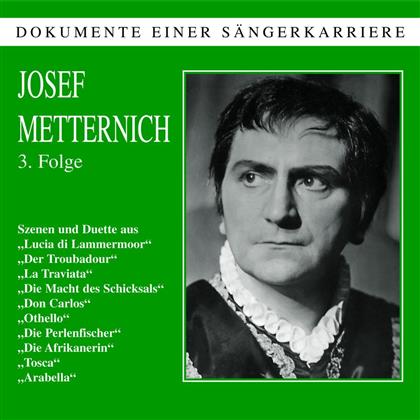 Josef Metternich & Various - Dokumente Einer Sängerkarriere