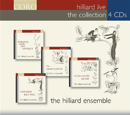 The Hilliard Ensemble & Perotin/Ockeghem/Brumel/Duf - Hilliard Live - The Collection (4 CDs)