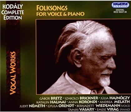 Bretz, Brickner, Halmai, Nemet & Zoltán Kodály (1882-1967) - Werk Fuer Folksongs, Das (3 CDs)