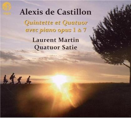 Martin Laurent / Satie Quartet & Castillon De Saint-Victor Alex De - Quartett Fuer Klavier Op7/Quintett Op11