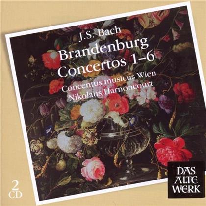 Johann Sebastian Bach (1685-1750), Nikolaus Harnoncourt & Concentus Musicus Wien - Brandenburg Conc.No.1-6 (2 CDs)